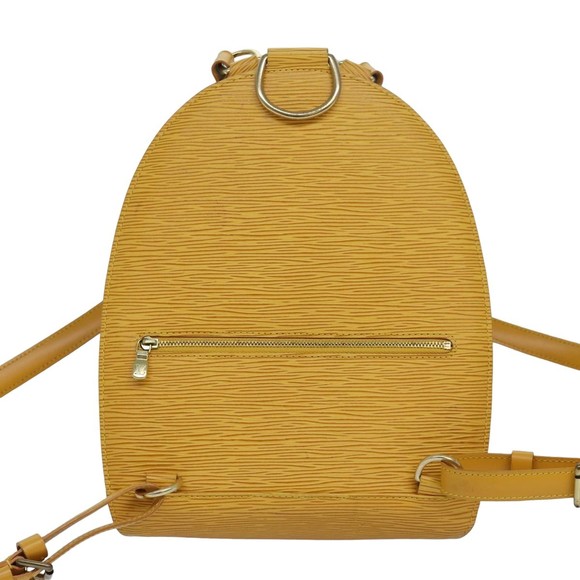 LOUIS VUITTON Epi Mabillon Backpack Yellow M52239 LV Auth 82929 - Picture 2 of 16